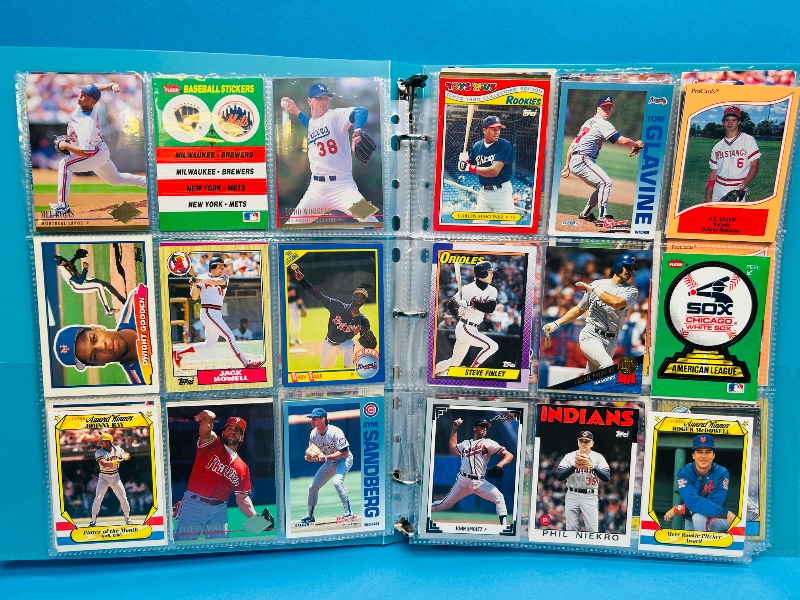 Photo 1 of 165598…final sale no return/refund-270 made mixed  baseball cards in binder 