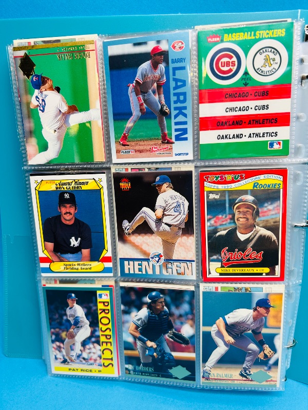 Photo 1 of 165598…final sale no return/refund-270 made mixed  baseball cards in binder 