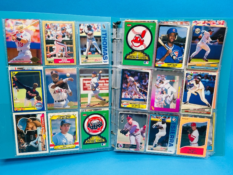 Photo 1 of 165598…final sale no return/refund-270 made mixed  baseball cards in binder 