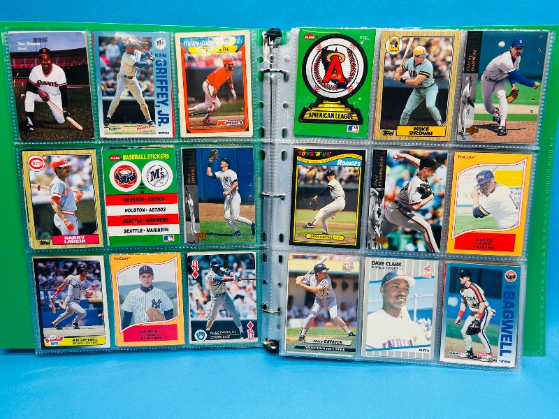 Photo 1 of 165599… final sale no return/refund-270 made mixed  baseball cards in binder 