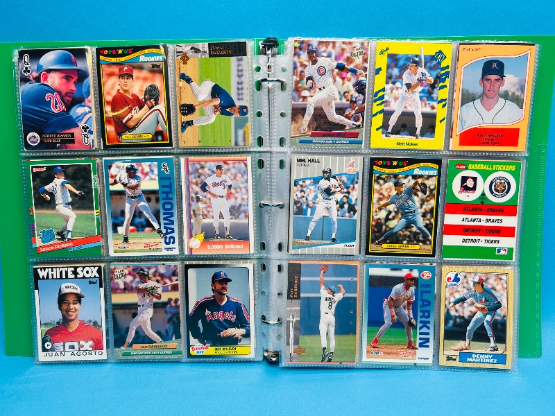 Photo 1 of 165599… final sale no return/refund-270 made mixed  baseball cards in binder 