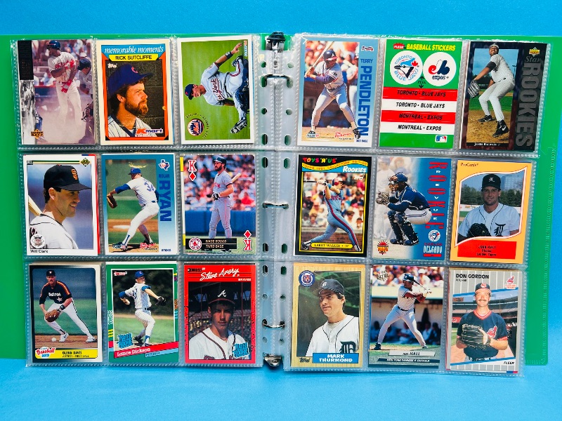 Photo 1 of 165599… final sale no return/refund-270 made mixed  baseball cards in binder 