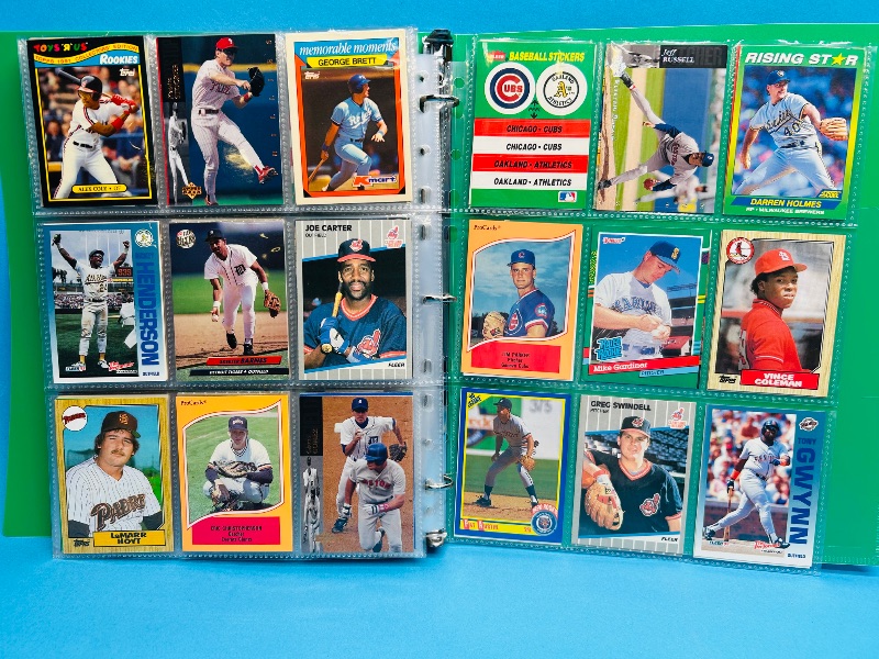 Photo 1 of 165599… final sale no return/refund-270 made mixed  baseball cards in binder 