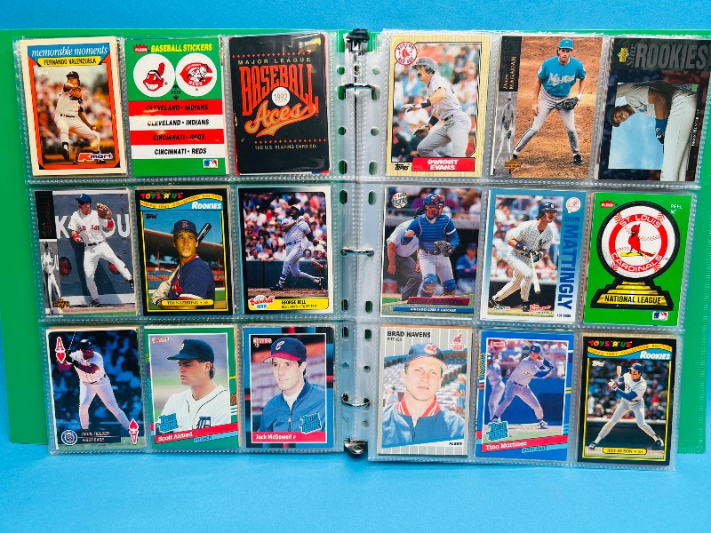 Photo 1 of 165599… final sale no return/refund-270 made mixed  baseball cards in binder 