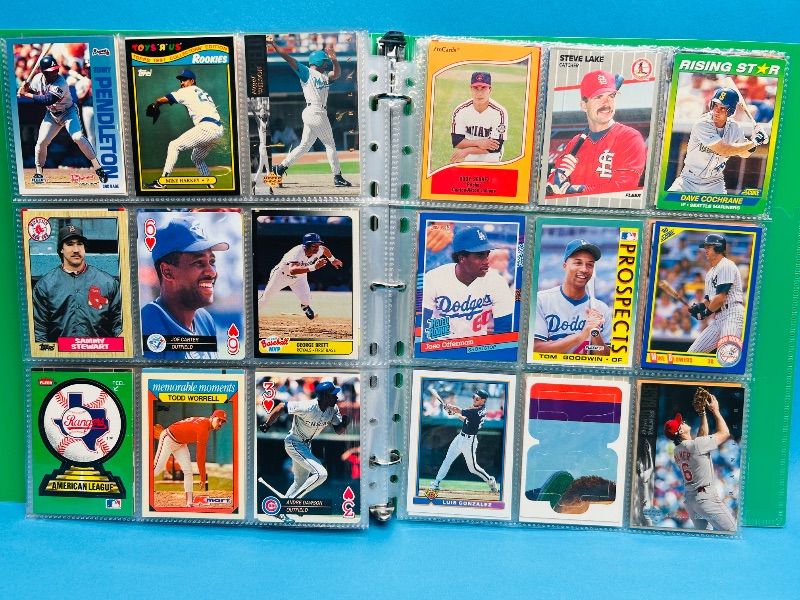 Photo 1 of 165599… final sale no return/refund-270 made mixed  baseball cards in binder 
