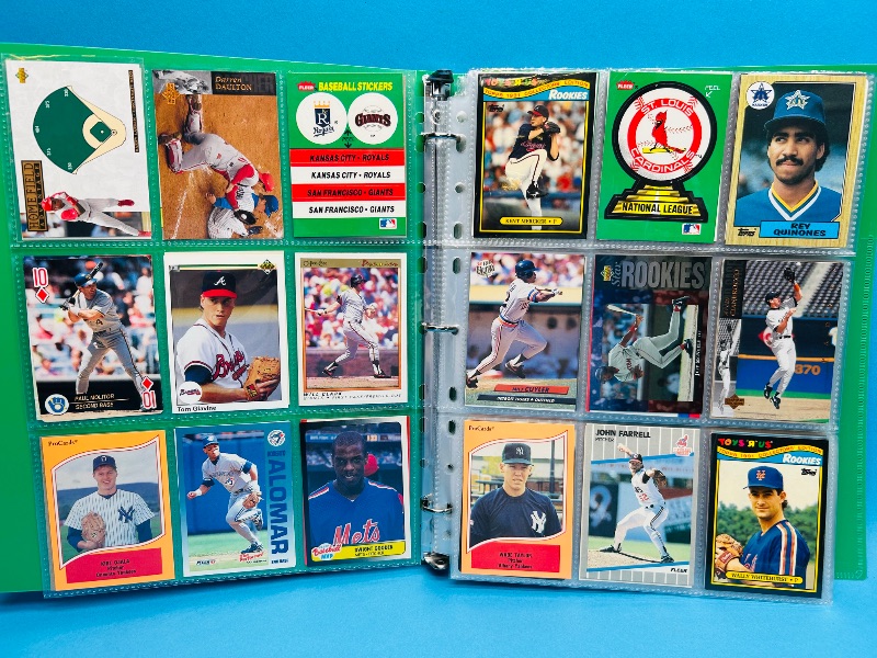 Photo 1 of 165599… final sale no return/refund-270 made mixed  baseball cards in binder 