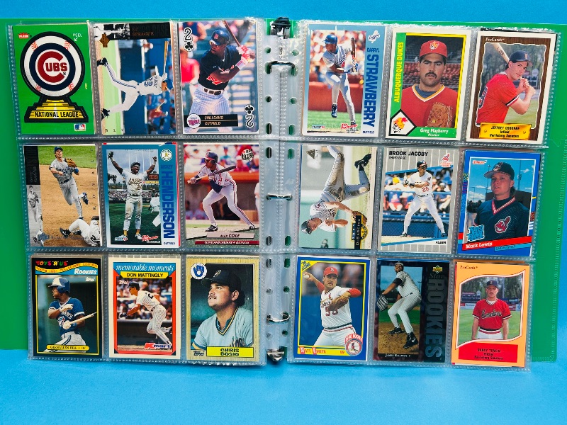 Photo 1 of 165599… final sale no return/refund-270 made mixed  baseball cards in binder 