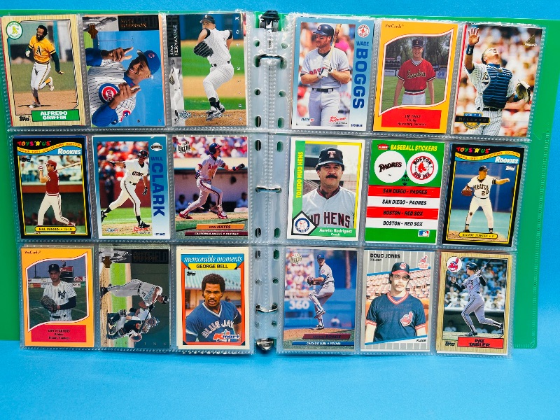 Photo 1 of 165599… final sale no return/refund-270 made mixed  baseball cards in binder 