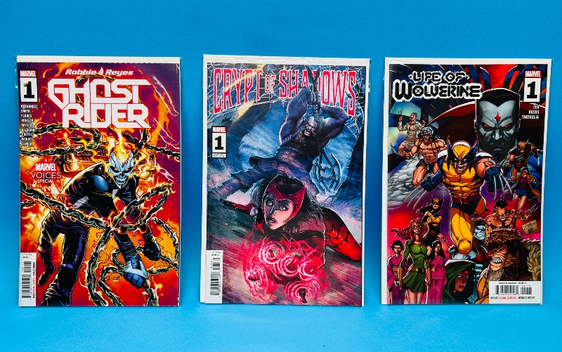 Photo 1 of 165609…3 comics all #1’s in plastic sleeves