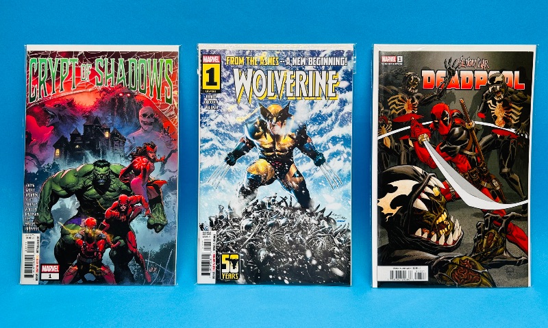 Photo 1 of 165611… 3 comics all #1’s in plastic sleeves