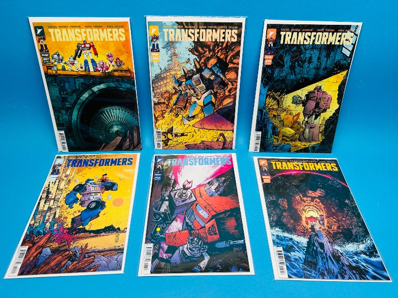 Photo 1 of 165623…Transformers #7-12 comics in plastic sleeves