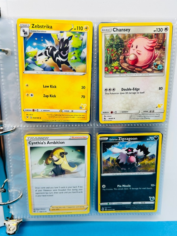 Photo 1 of 165624… final sale n return/refund-112 mixed Pokemon cards in binder