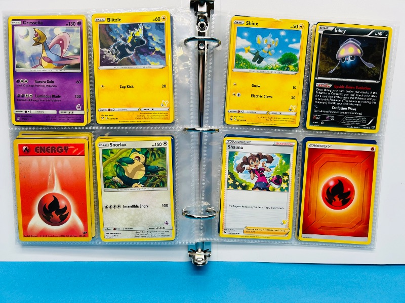 Photo 1 of 165624… final sale n return/refund-112 mixed Pokemon cards in binder