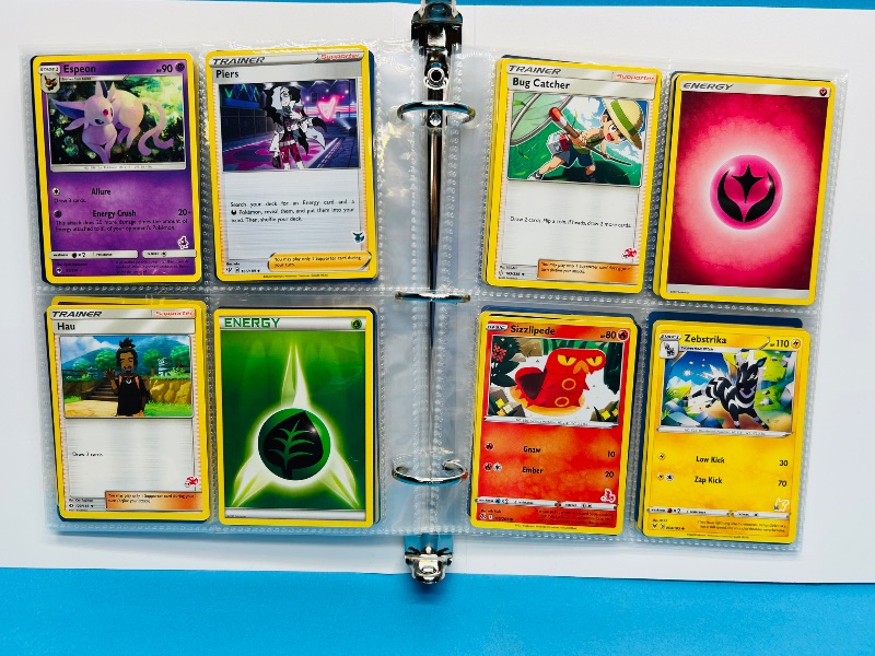 Photo 1 of 165624… final sale n return/refund-112 mixed Pokemon cards in binder