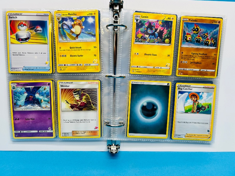 Photo 1 of 165624… final sale n return/refund-112 mixed Pokemon cards in binder