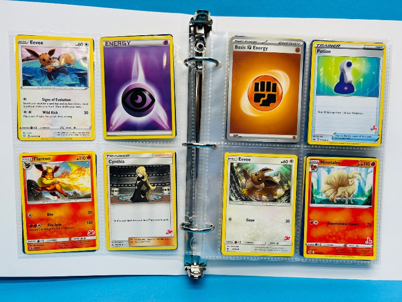 Photo 1 of 165624… final sale n return/refund-112 mixed Pokemon cards in binder