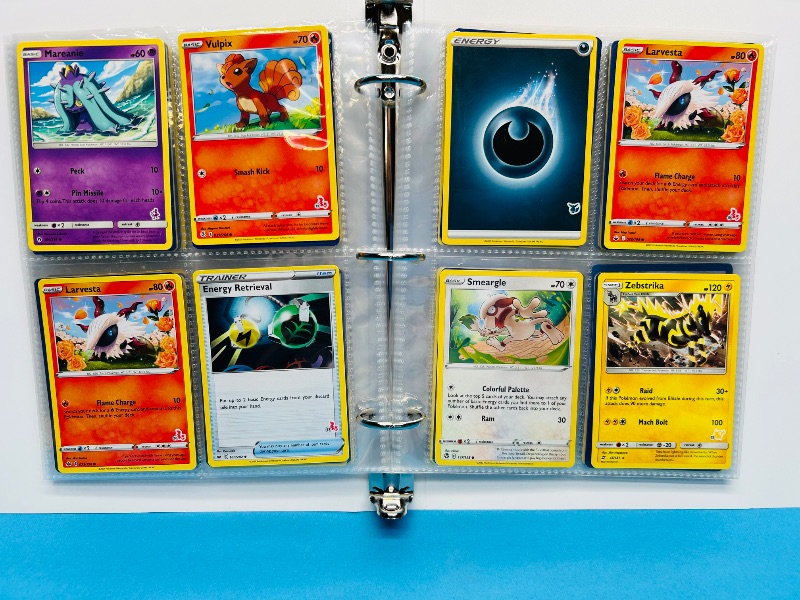 Photo 1 of 165624… final sale n return/refund-112 mixed Pokemon cards in binder