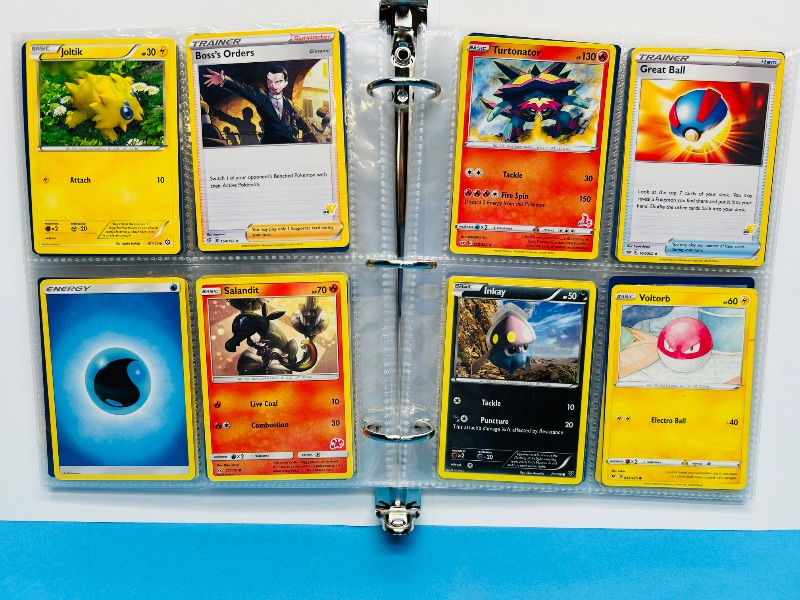 Photo 1 of 165624… final sale n return/refund-112 mixed Pokemon cards in binder