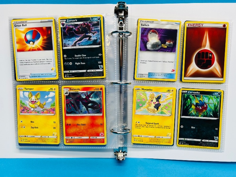 Photo 1 of 165624… final sale n return/refund-112 mixed Pokemon cards in binder
