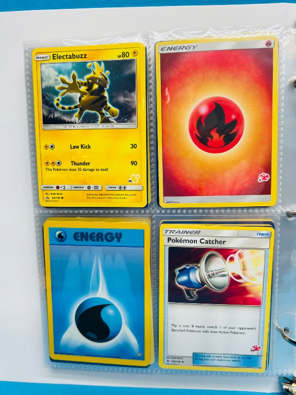 Photo 1 of 165624… final sale n return/refund-112 mixed Pokemon cards in binder