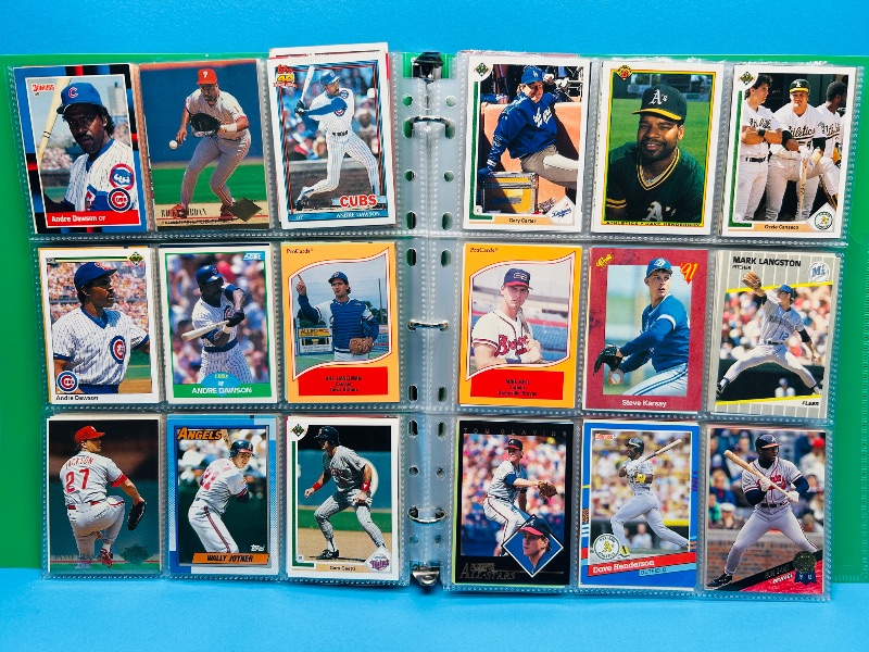 Photo 1 of 165651…final sale no return/refund- 270 mixed baseball cards in binder