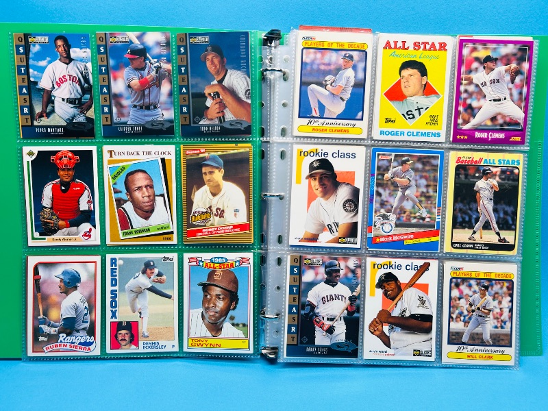 Photo 1 of 165651…final sale no return/refund- 270 mixed baseball cards in binder