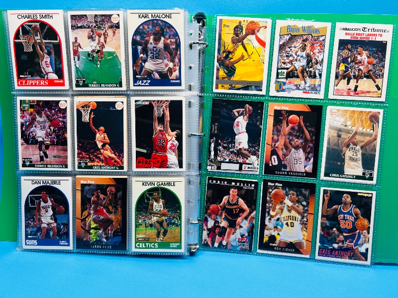 Photo 1 of 165652… final sale no return/refund-270 mixed basketball cards in binder