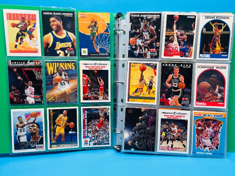 Photo 1 of 165652… final sale no return/refund-270 mixed basketball cards in binder