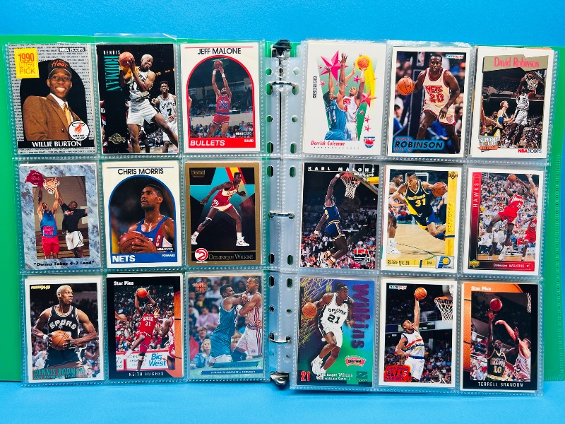 Photo 1 of 165652… final sale no return/refund-270 mixed basketball cards in binder