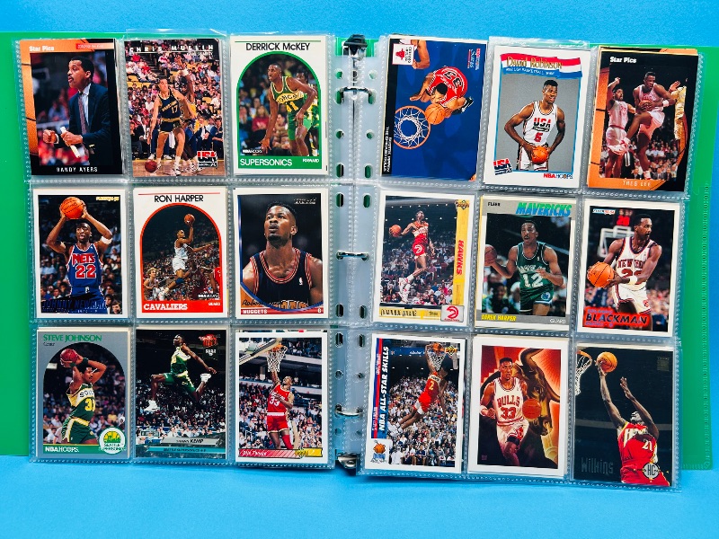 Photo 1 of 165652… final sale no return/refund-270 mixed basketball cards in binder