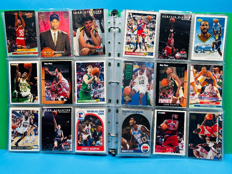 Photo 1 of 165652… final sale no return/refund-270 mixed basketball cards in binder