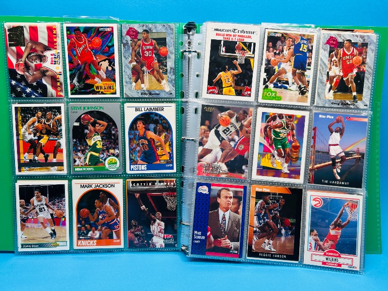 Photo 1 of 165652… final sale no return/refund-270 mixed basketball cards in binder