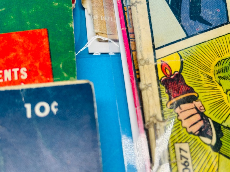 Photo 1 of 165678…30 damaged-final sale no return/refund- vintage comics  with minor to major damage 