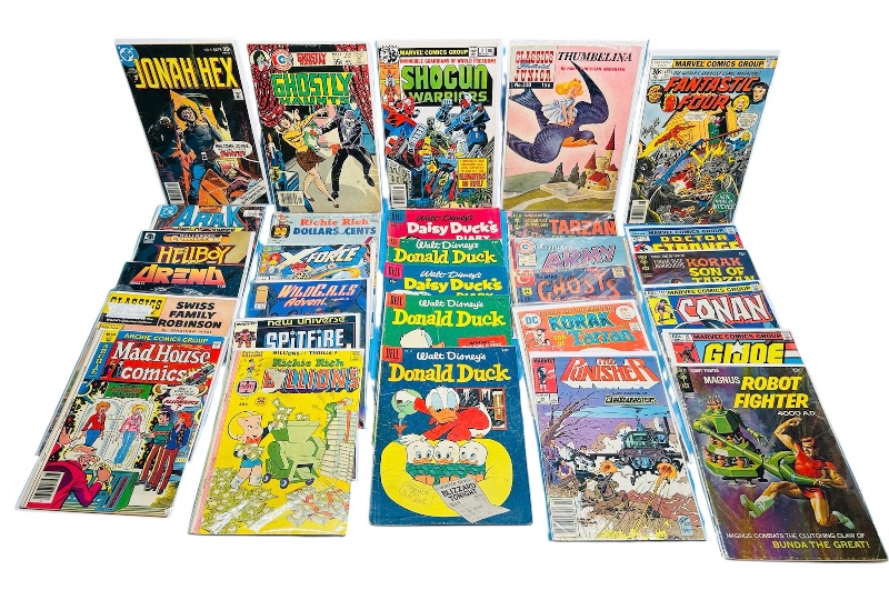 Photo 1 of 165678…30 damaged-final sale no return/refund- vintage comics  with minor to major damage 