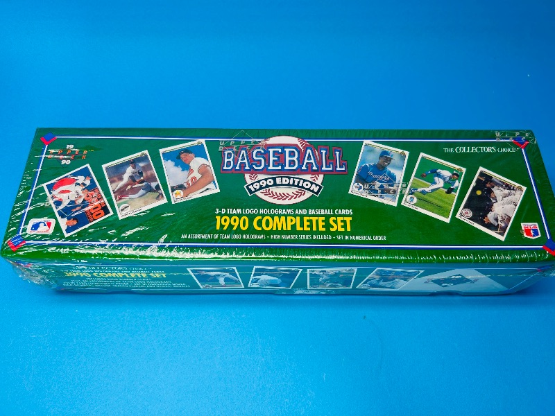 Photo 1 of 165682…SEALED-final sale no return/refund 1990 complete baseball card set