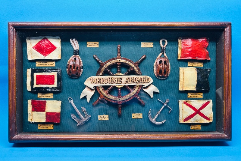 Photo 1 of 165688…20 x 12” nautical shadow box