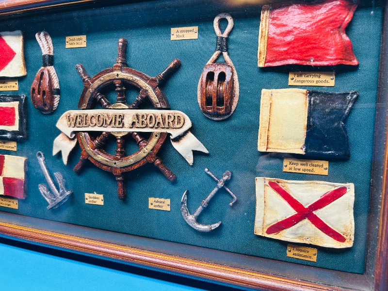 Photo 1 of 165688…20 x 12” nautical shadow box