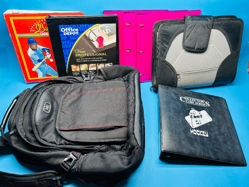 Photo 1 of 165694…used backpack and binders