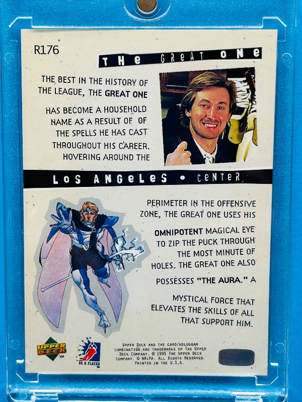 Photo 1 of 165699…Fanimation Wayne Gretzky cards R176  in hard plastic case
