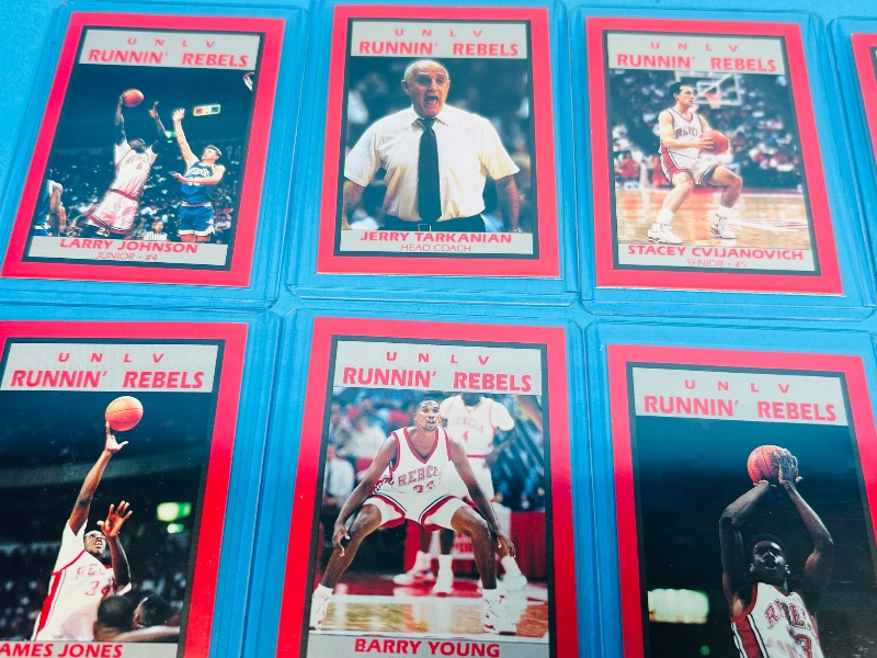Photo 1 of 165705…13 UNLV Running Rebels cards in hard plastic sleeves