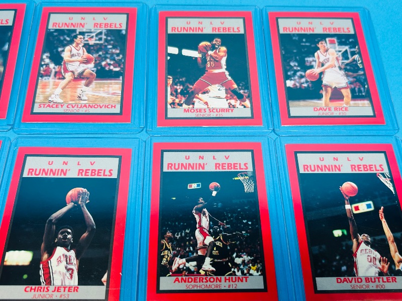 Photo 1 of 165705…13 UNLV Running Rebels cards in hard plastic sleeves