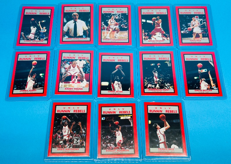 Photo 1 of 165705…13 UNLV Running Rebels cards in hard plastic sleeves