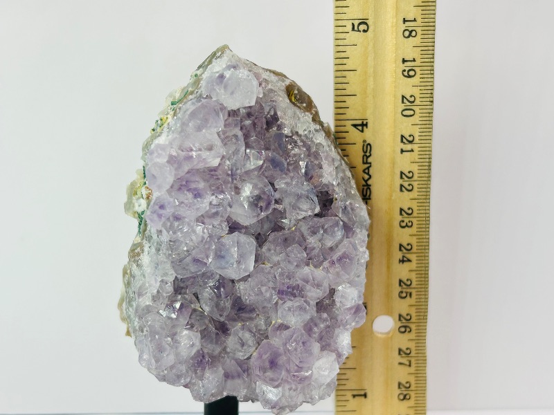 Photo 1 of 165716…5” amethyst crystal rock on stand - height includes stand