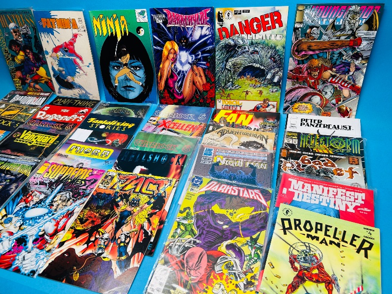 Photo 1 of 165722…final sale no return/refund- 35 mixed unsleeved comics