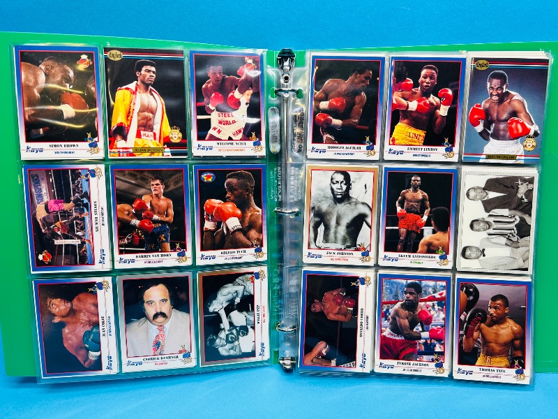 Photo 1 of 165723…final sale no return/refund- 162 mixed boxing cards in binder