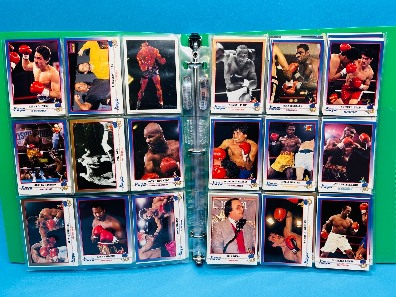 Photo 1 of 165723…final sale no return/refund- 162 mixed boxing cards in binder
