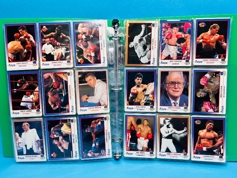 Photo 1 of 165723…final sale no return/refund- 162 mixed boxing cards in binder