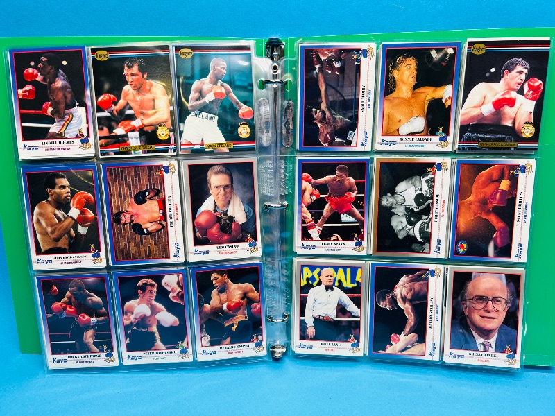 Photo 1 of 165723…final sale no return/refund- 162 mixed boxing cards in binder