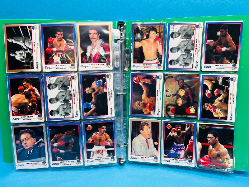 Photo 1 of 165723…final sale no return/refund- 162 mixed boxing cards in binder