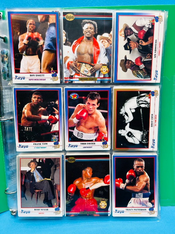 Photo 1 of 165723…final sale no return/refund- 162 mixed boxing cards in binder